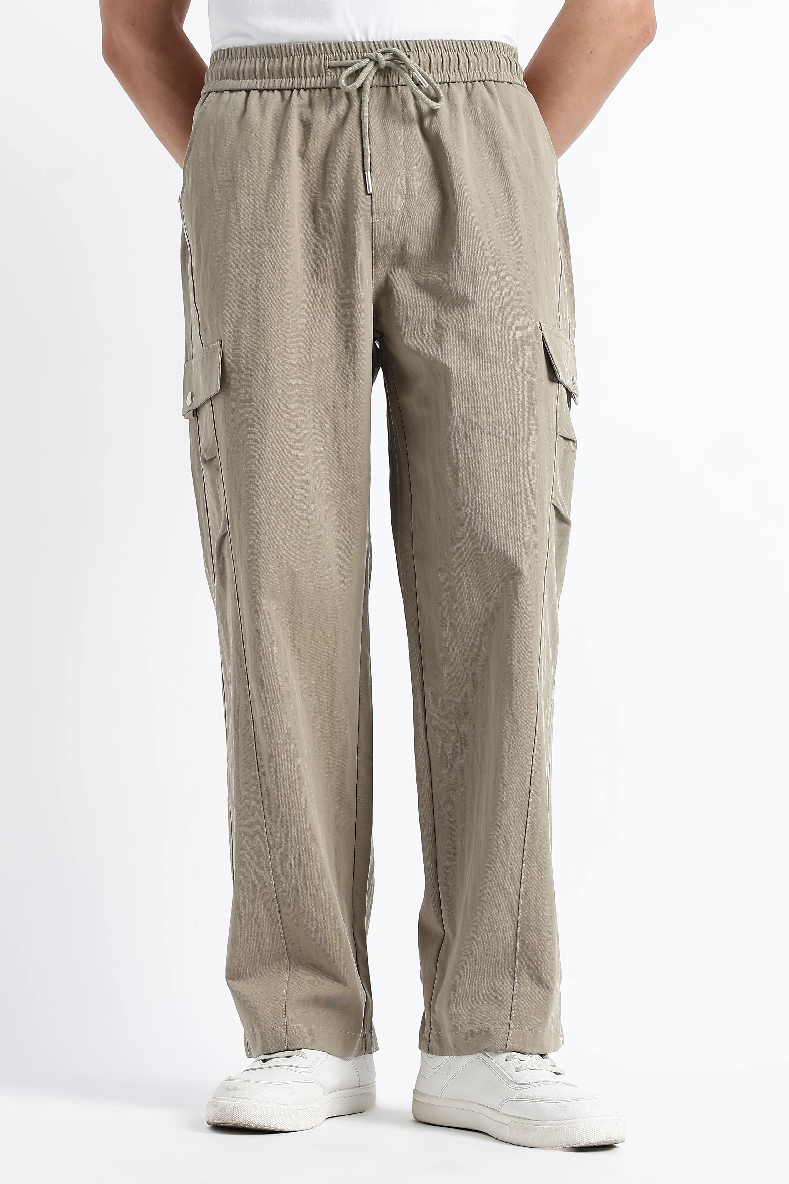 Men Relaxed Utility Cargo Pants - Image 5