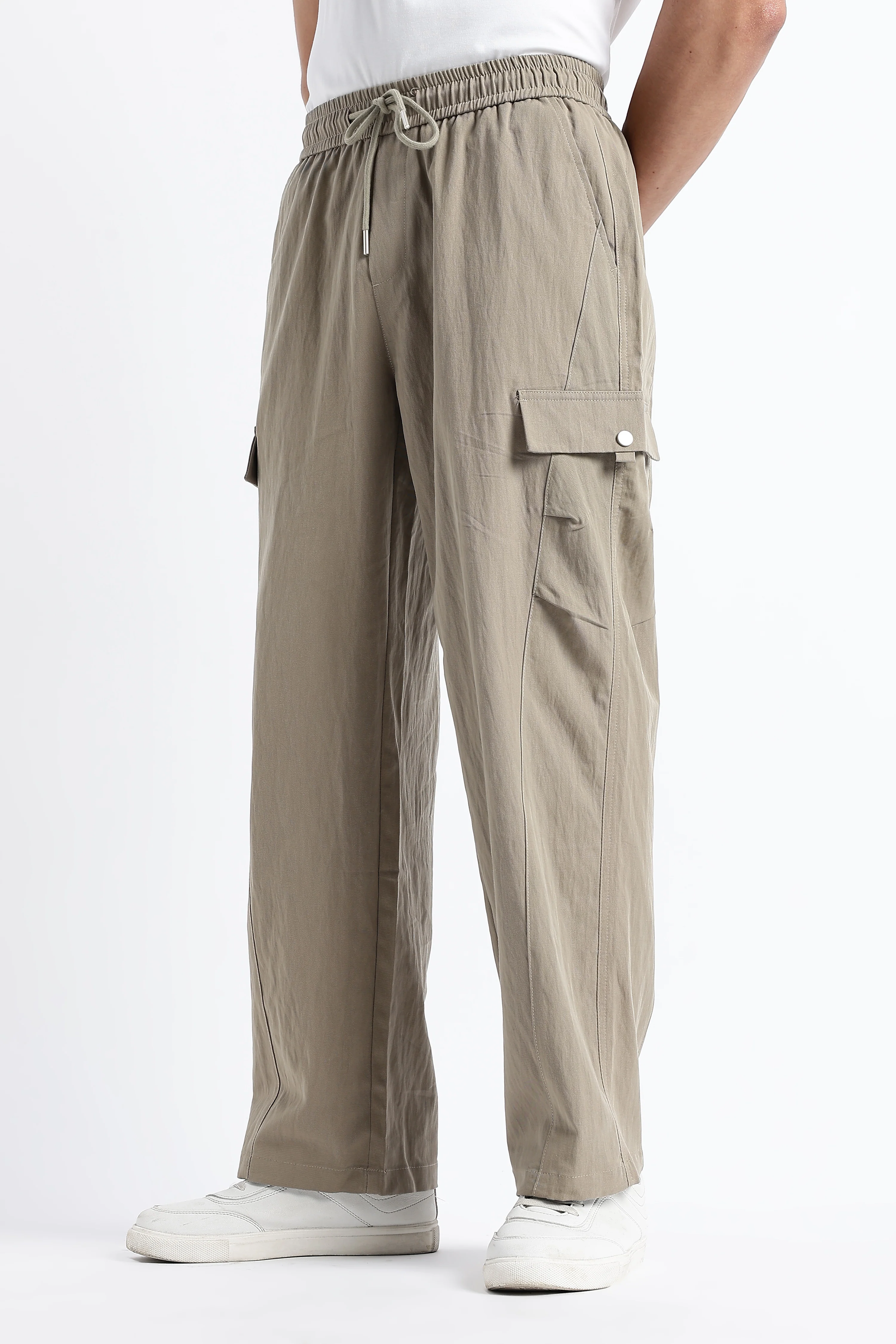 Men Relaxed Utility Cargo Pants - Image 6