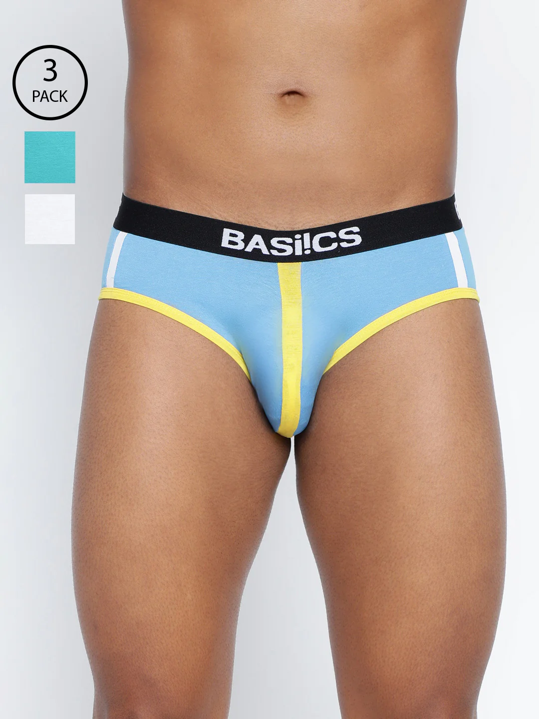 Men Retro Style Brief Pack of 3