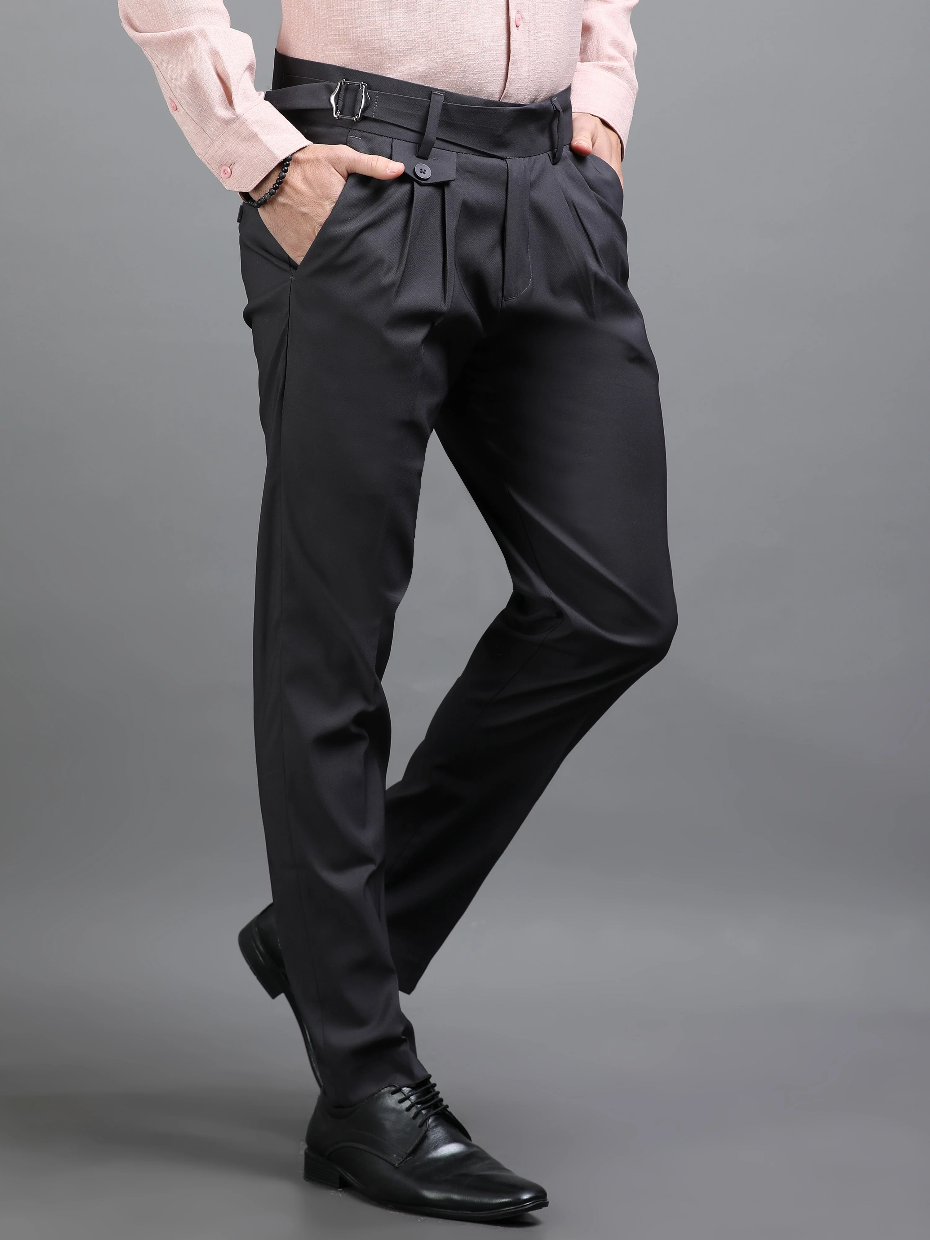 Men Rosh Charcoal Gurkha Pant - Image 6