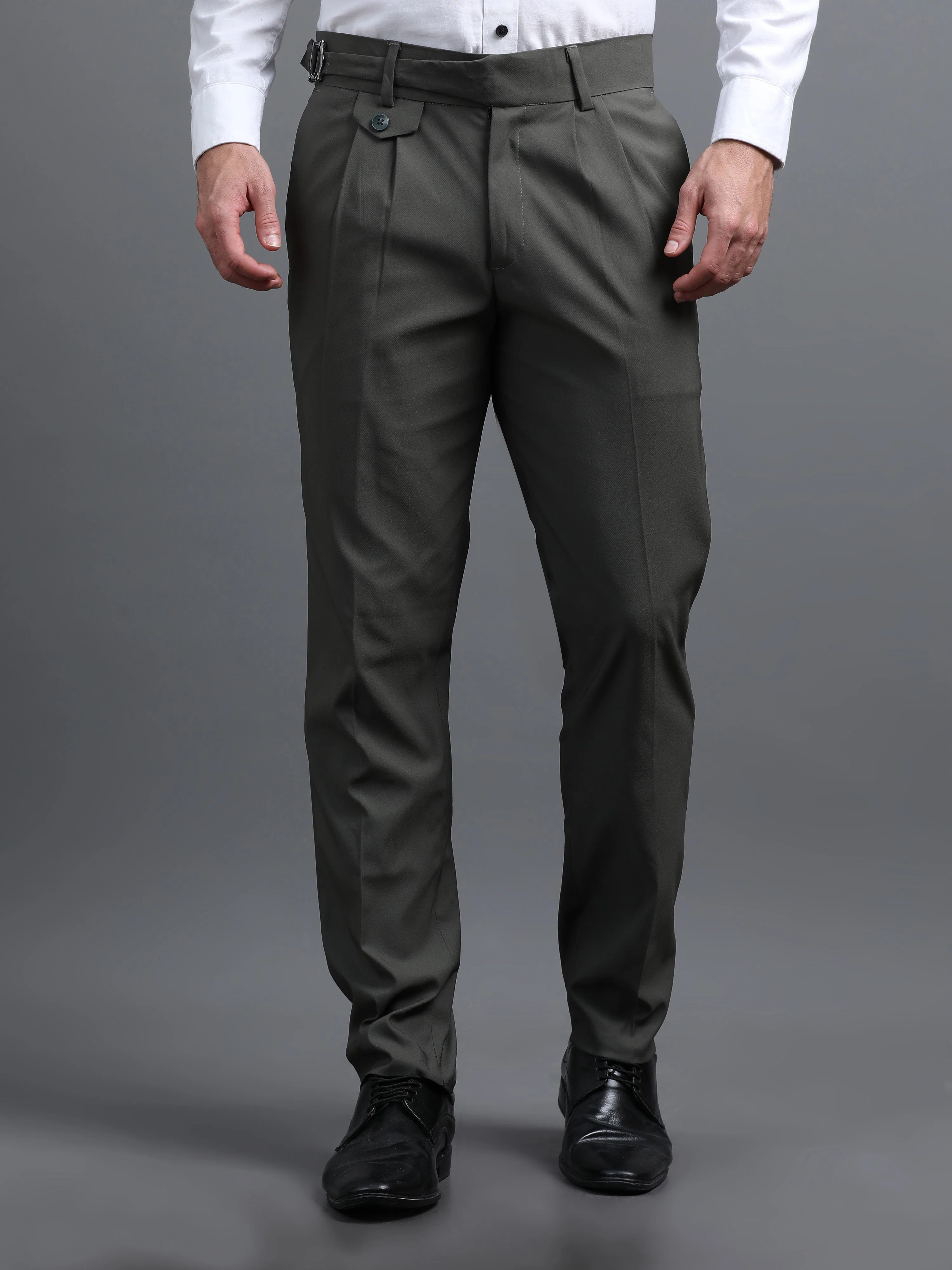 Men Rosh Olive Gurkha Pant - Image 2