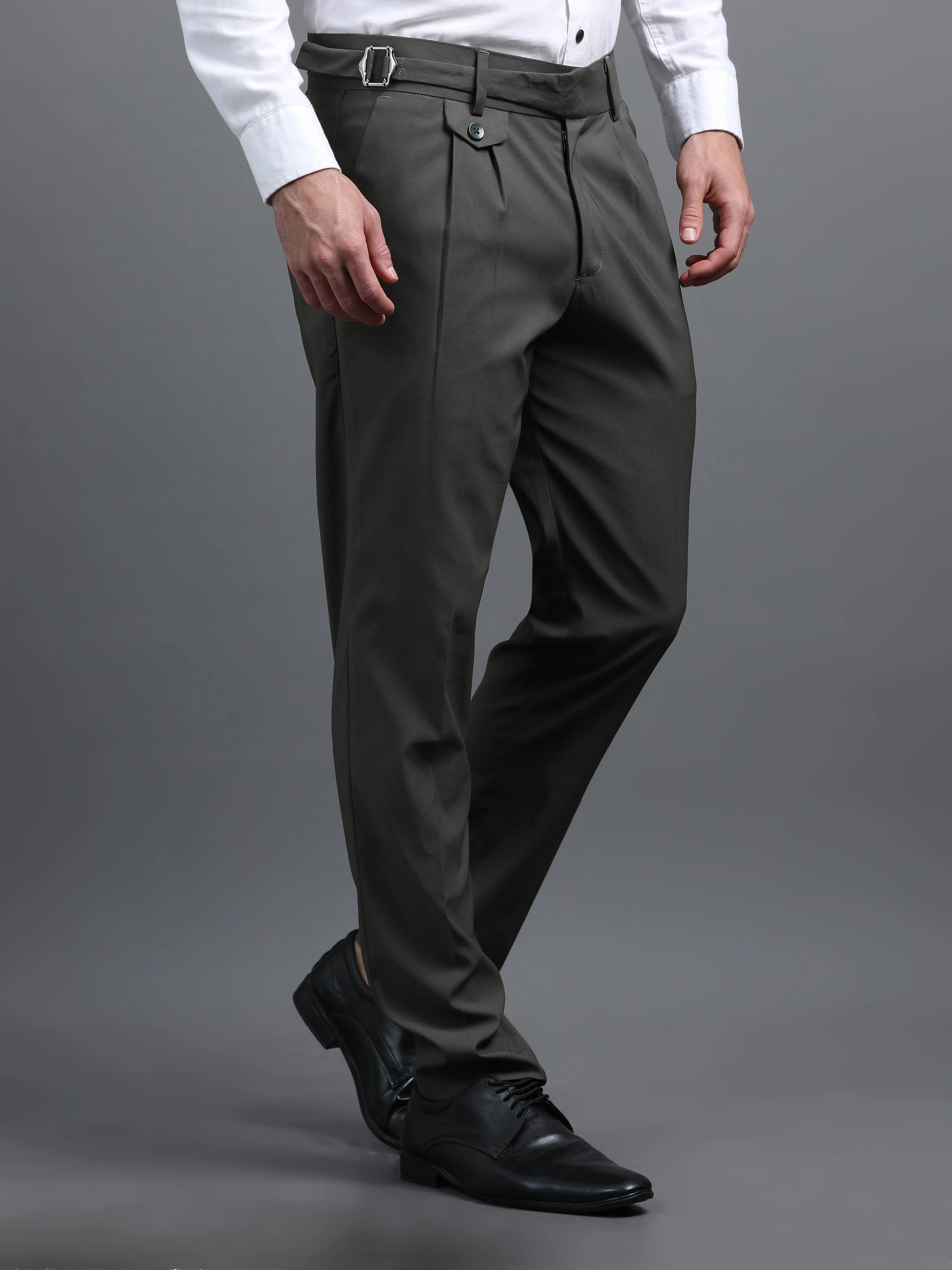 Men Rosh Olive Gurkha Pant - Image 4