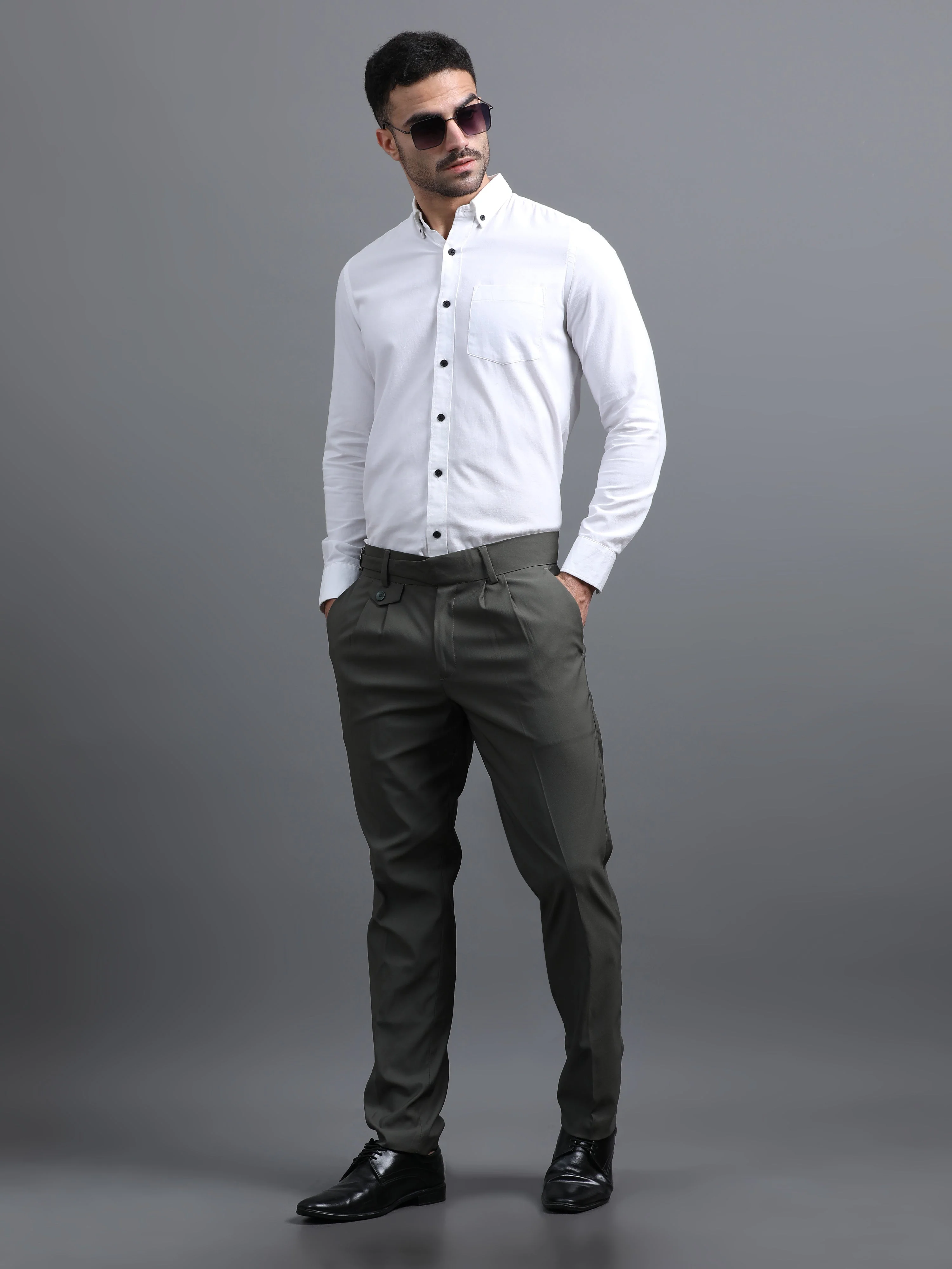 Men Rosh Olive Gurkha Pant - Image 6