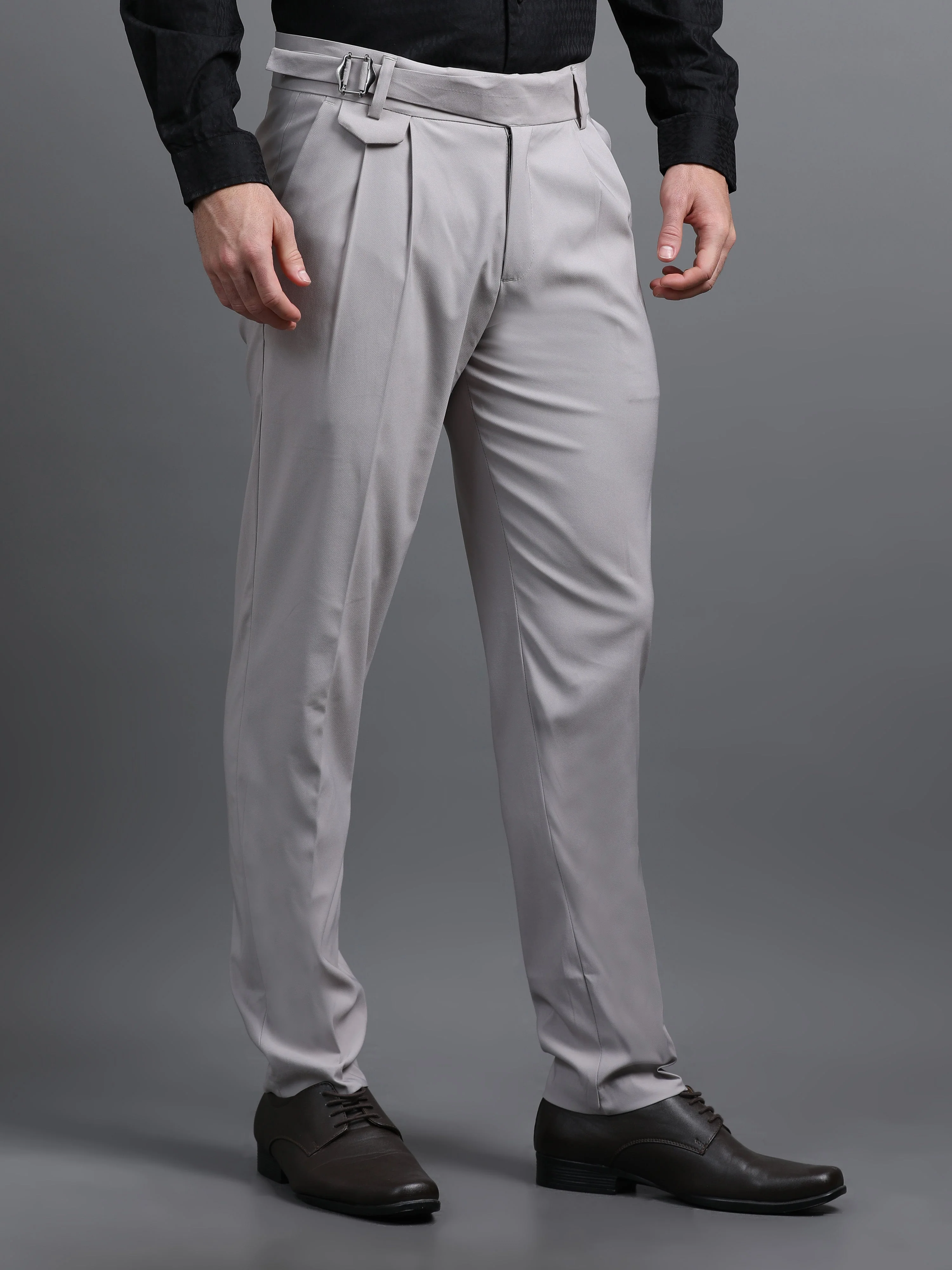 Men Rosh Silver Gurkha Pant - Image 3