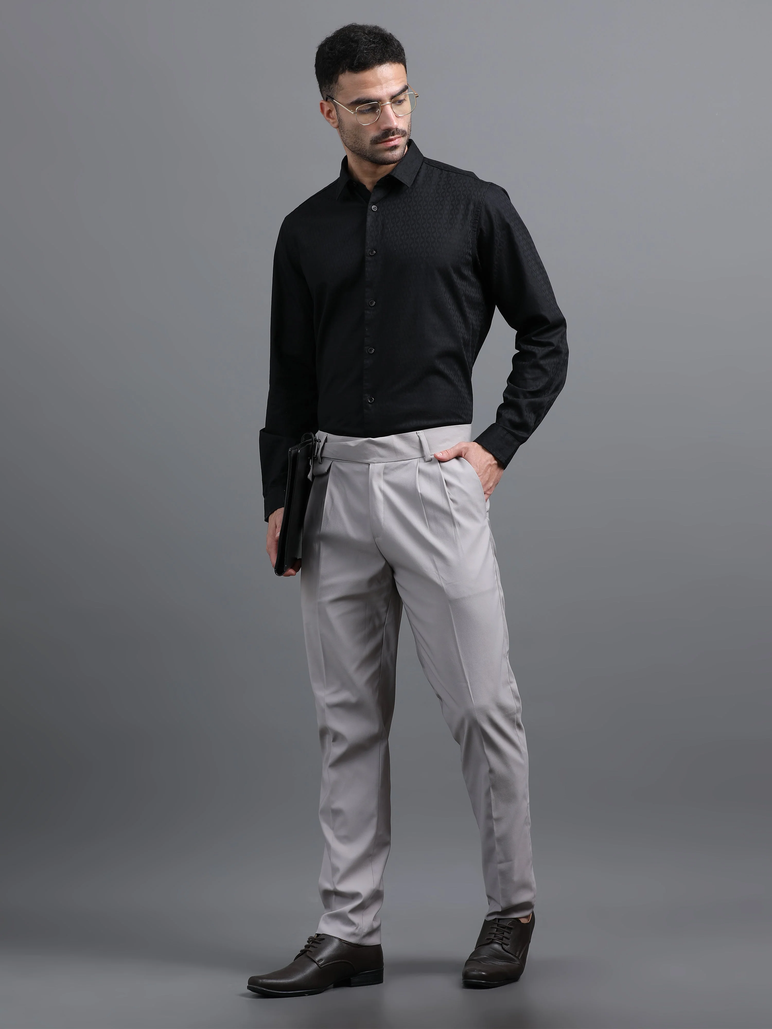 Men Rosh Silver Gurkha Pant - Image 5