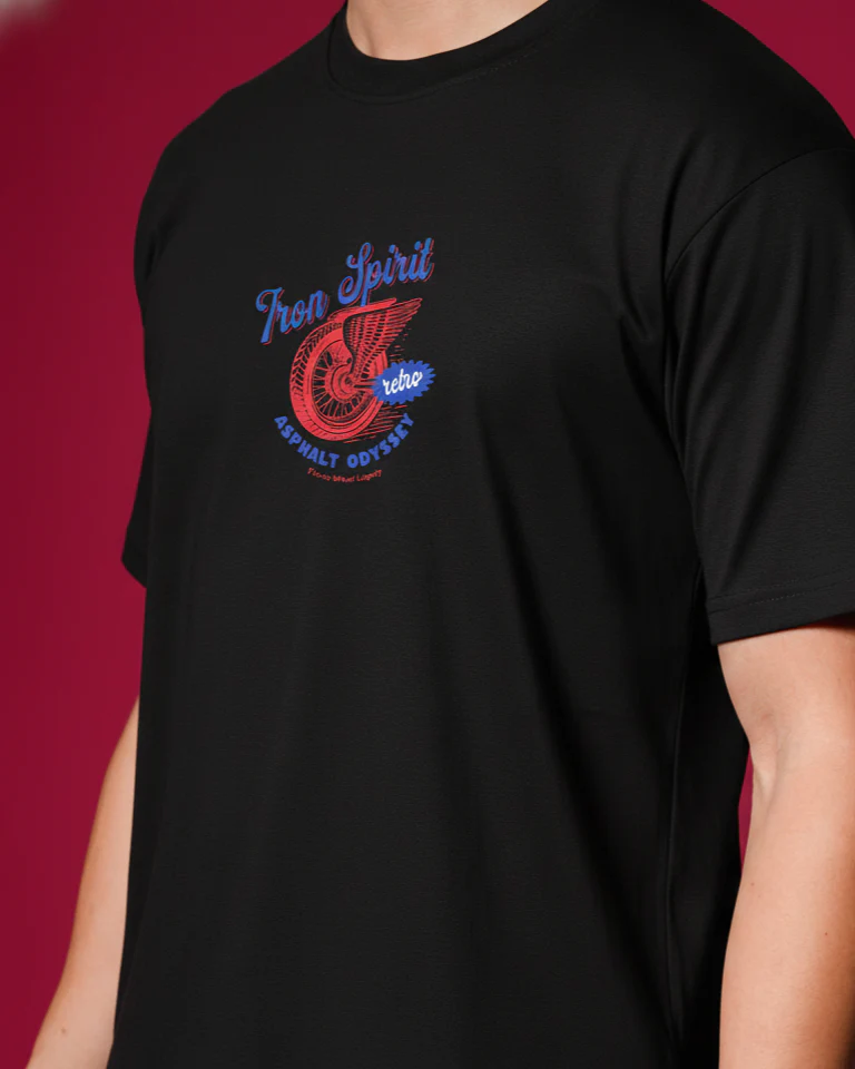 Men Round Neck Cotton T-Shirt - Image 10