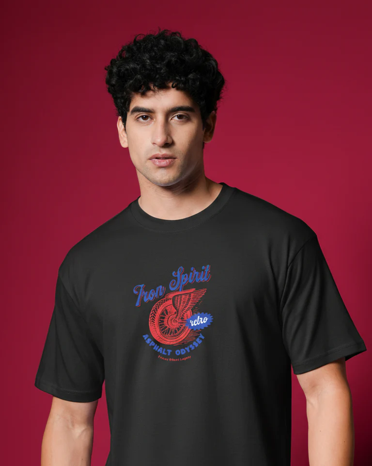 Men Round Neck Cotton T-Shirt - Image 6
