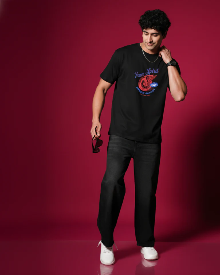 Men Round Neck Cotton T-Shirt - Image 8