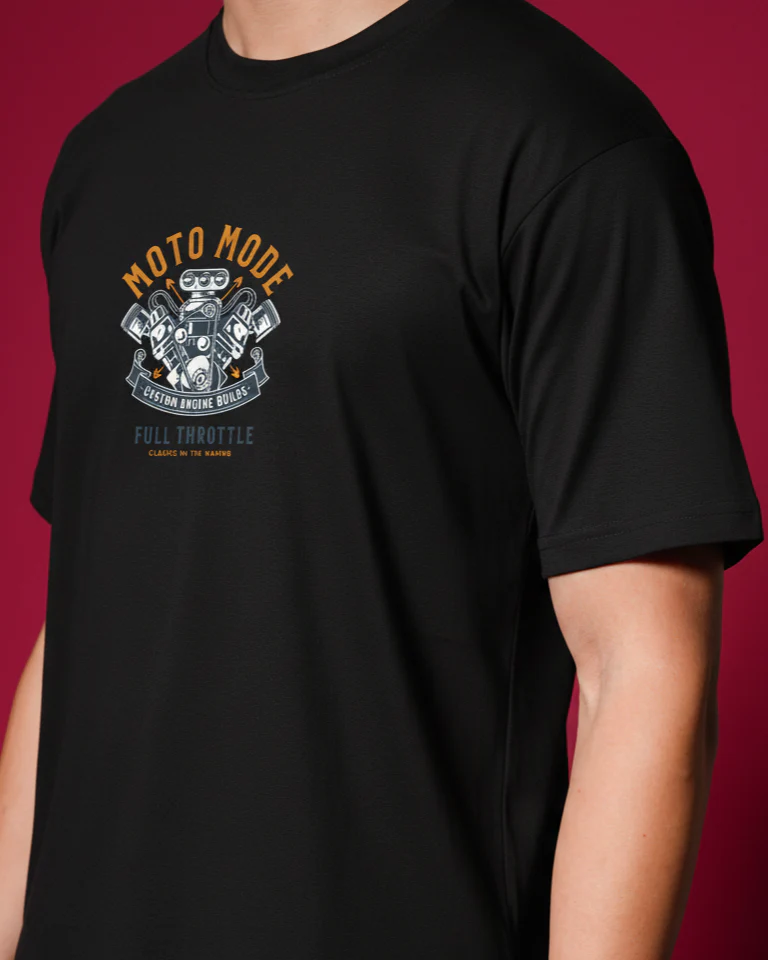 Men Round Neck Cotton T-Shirt - Image 3