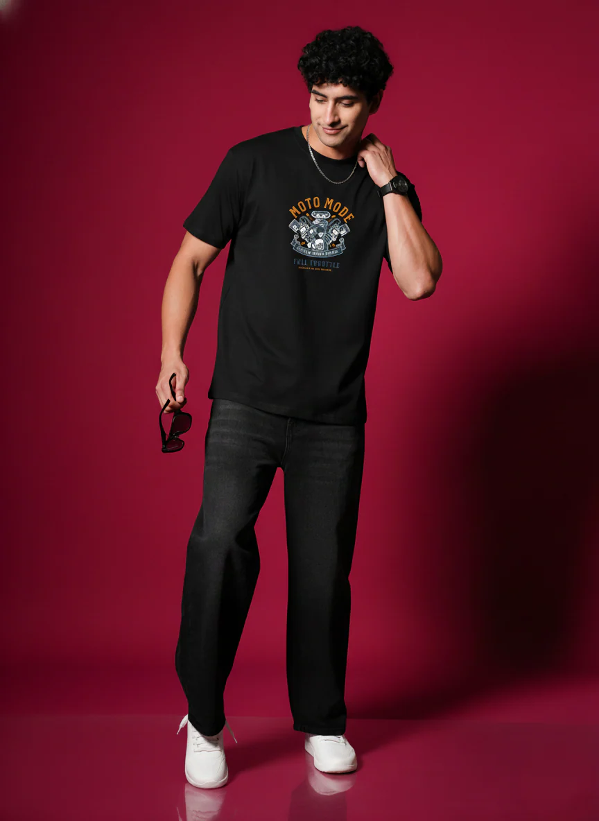 Men Round Neck Cotton T-Shirt - Image 4
