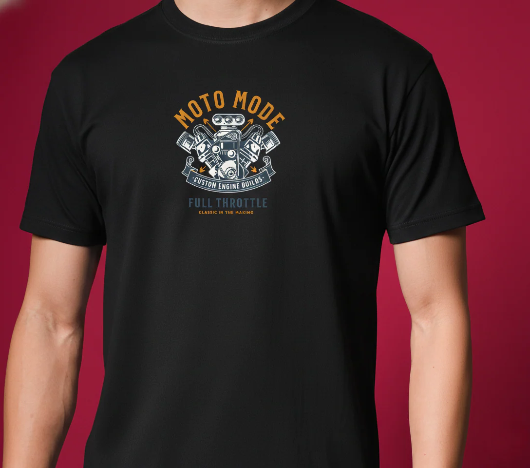 Men Round Neck Cotton T-Shirt - Image 7