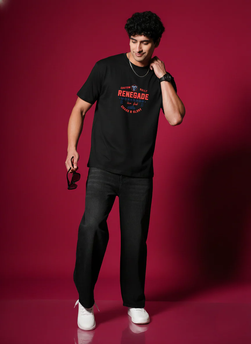 Men Round Neck Cotton T-Shirt - Image 4