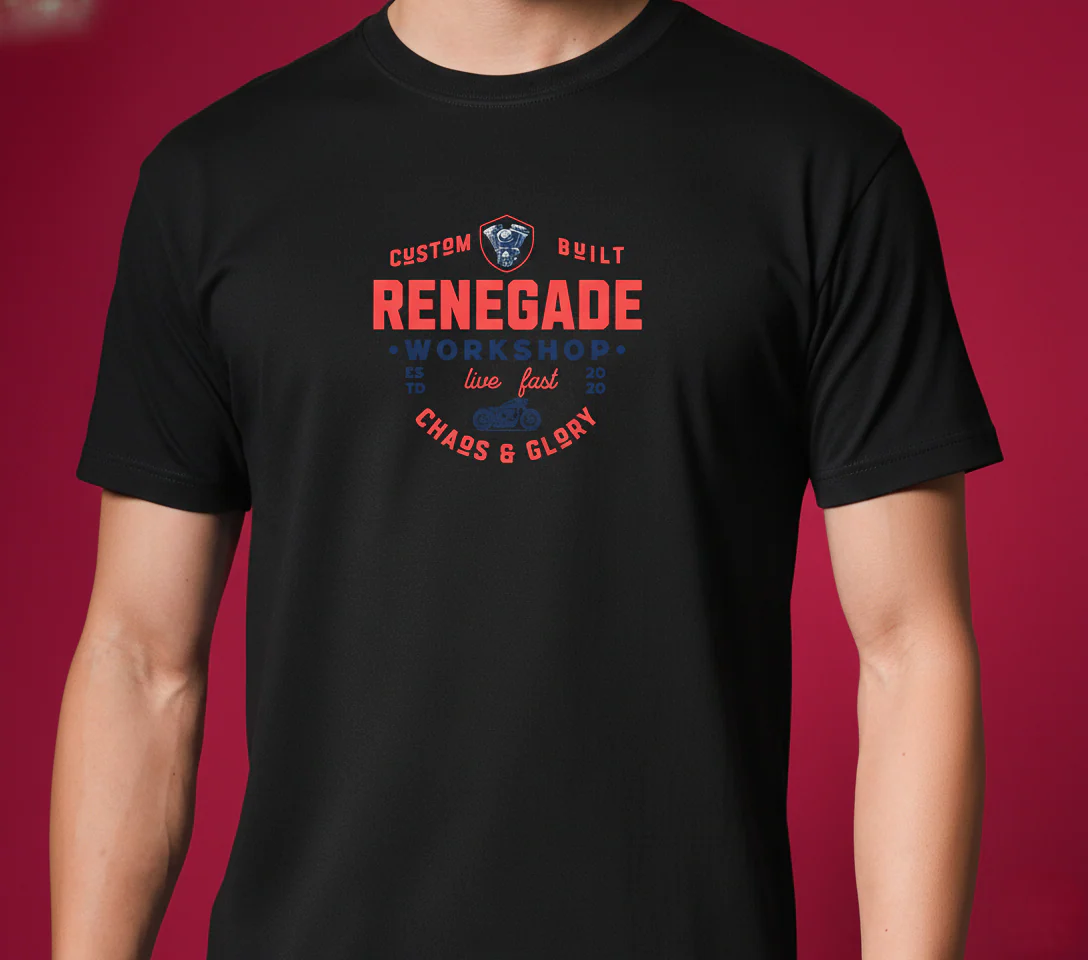 Men Round Neck Cotton T-Shirt - Image 7