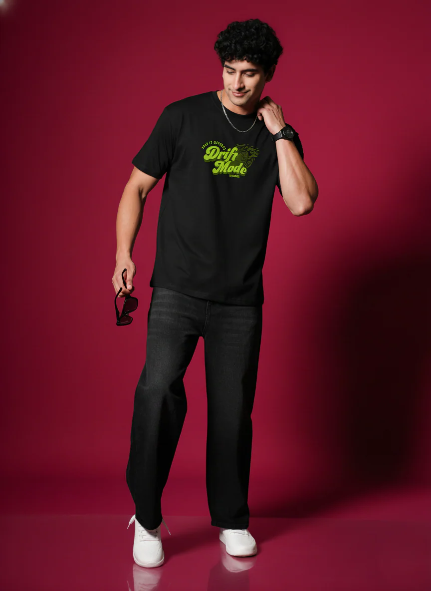 Men Round Neck Cotton T-Shirt - Image 2