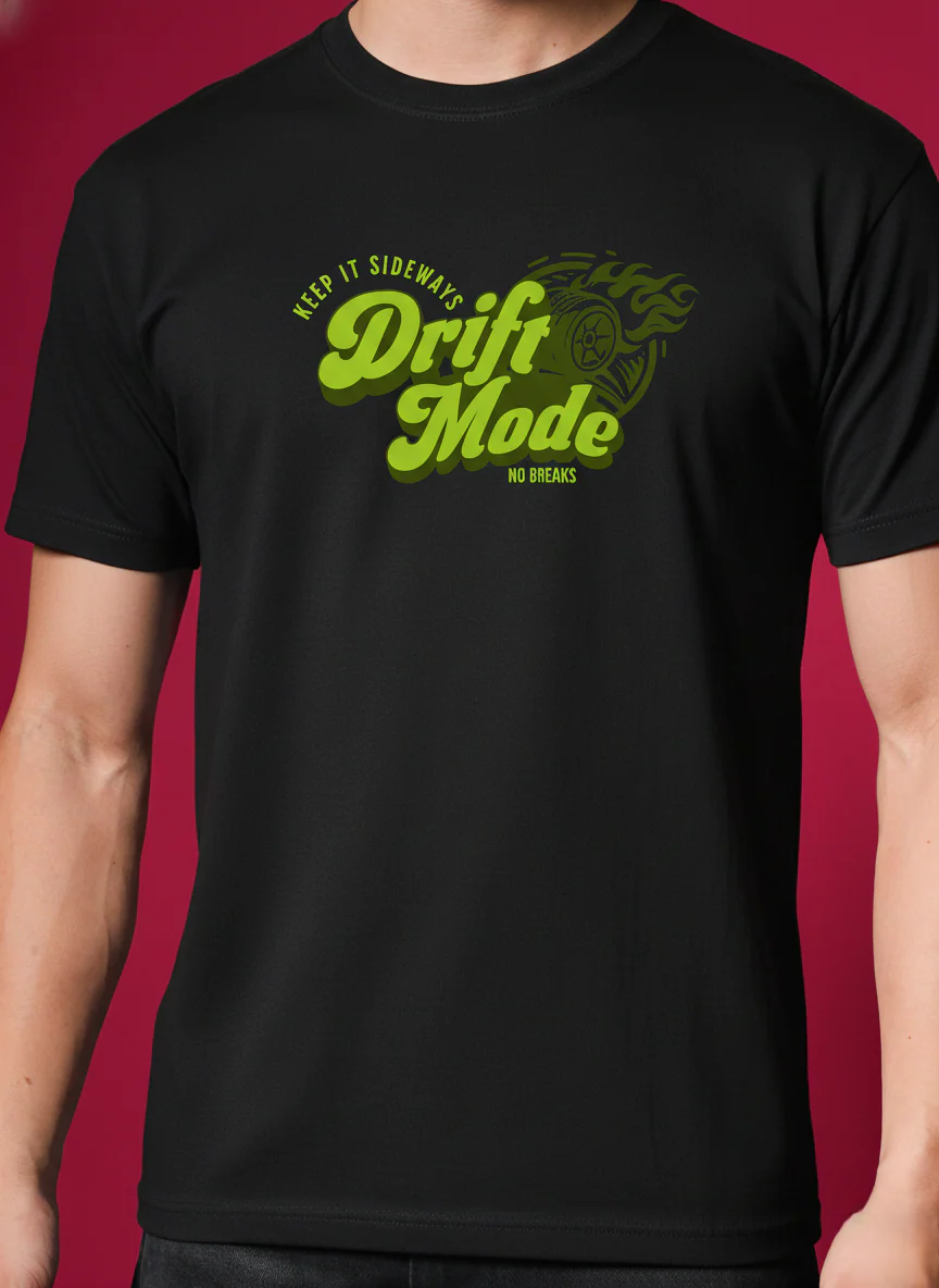 Men Round Neck Cotton T-Shirt - Image 3