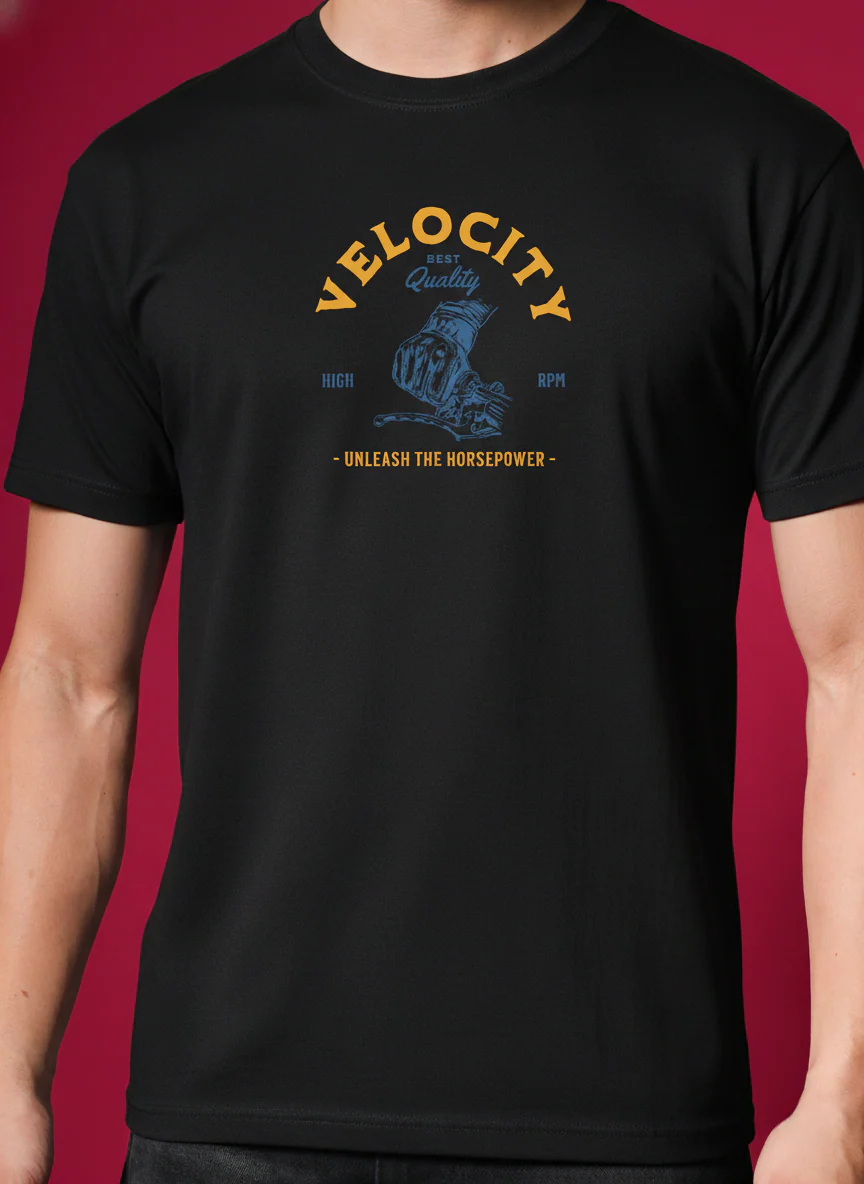 Men Round Neck Cotton T-Shirt - Image 7