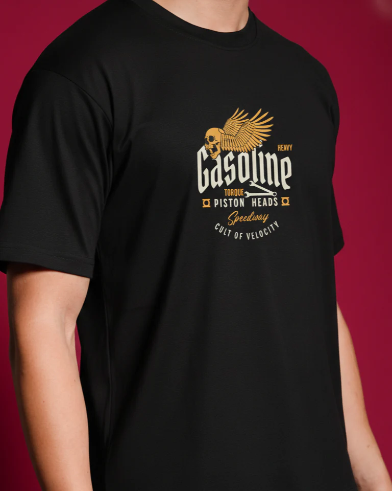 Men Round Neck Cotton T-Shirt - Image 4