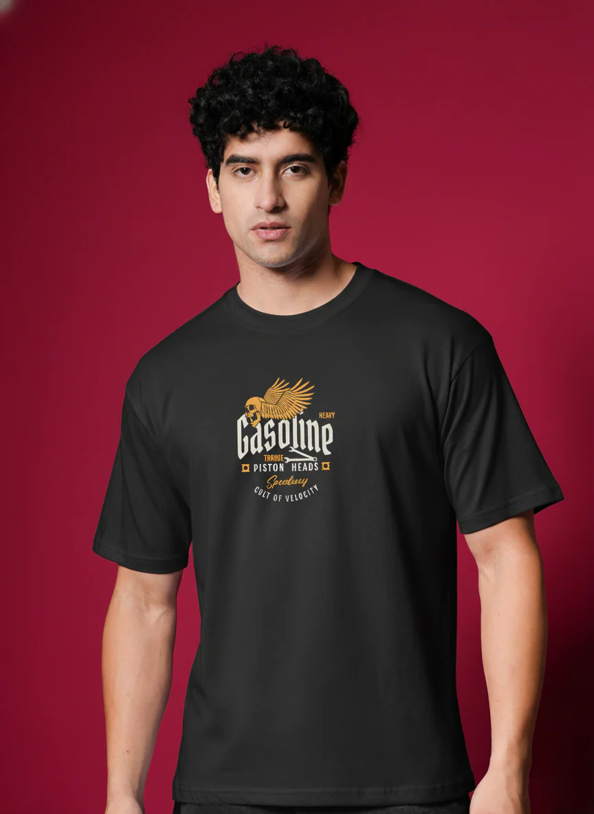 Men Round Neck Cotton T-Shirt - Image 7