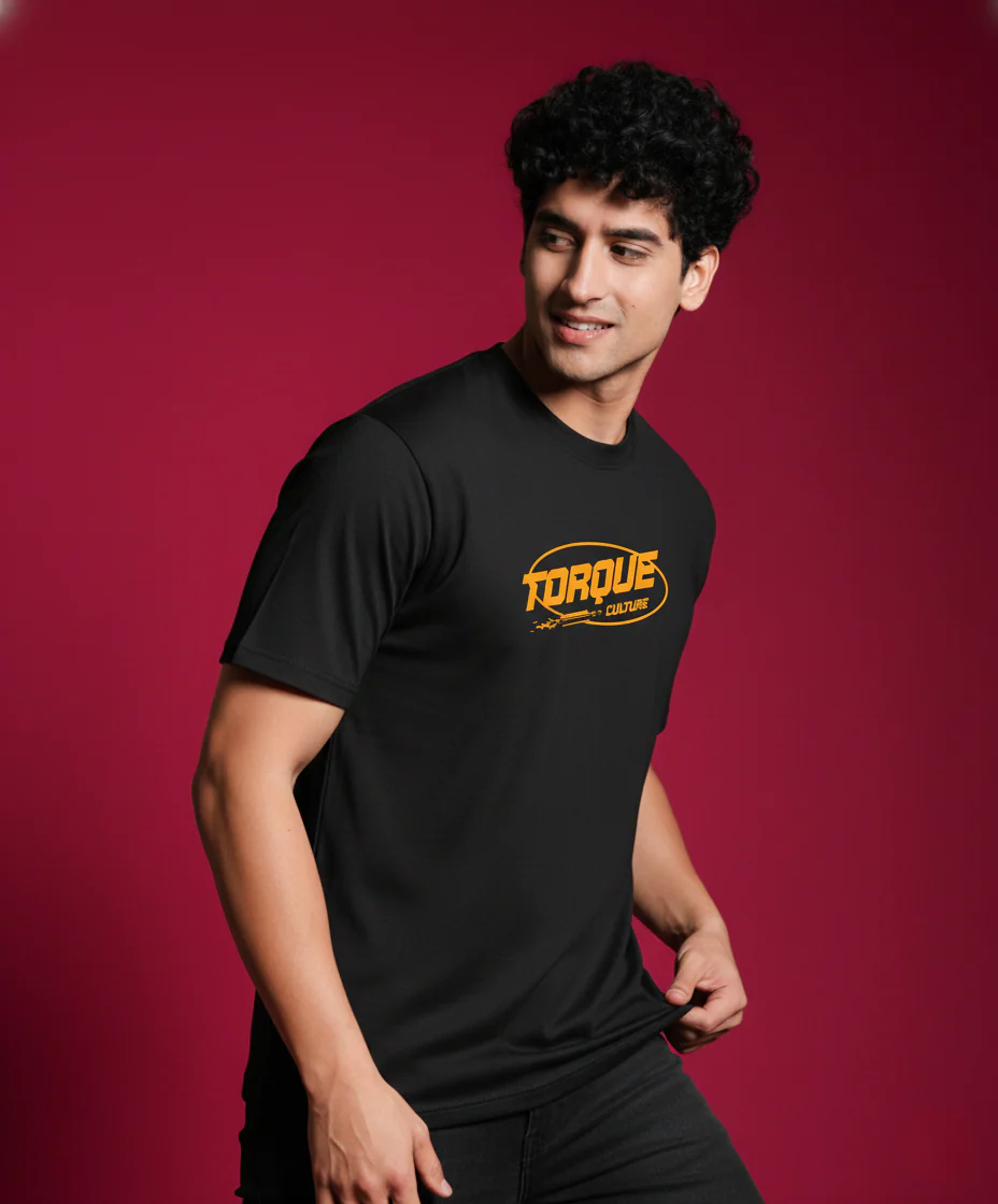 Men Round Neck Cotton T-Shirt - Image 2