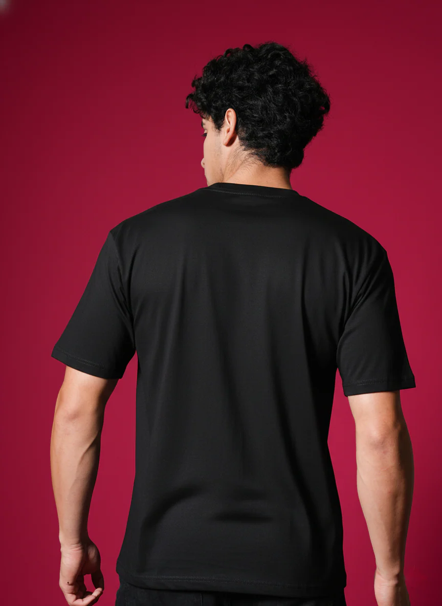 Men Round Neck Cotton T-Shirt - Image 8
