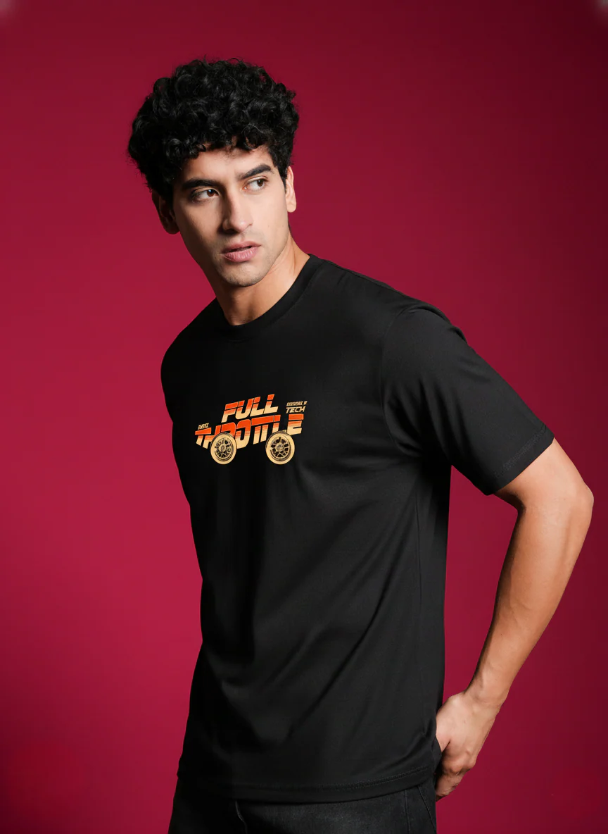 Men Round Neck Cotton T-Shirt - Image 5