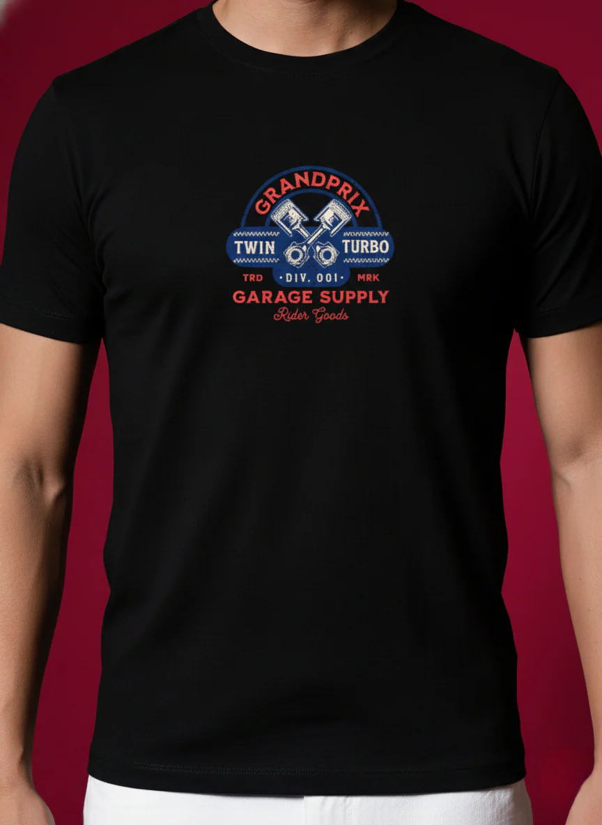Men Round Neck Cotton T-Shirt - Image 7