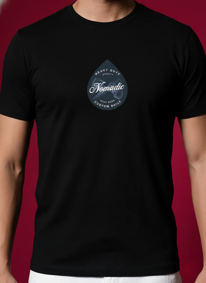 Men Round Neck Cotton T-Shirt - Image 7