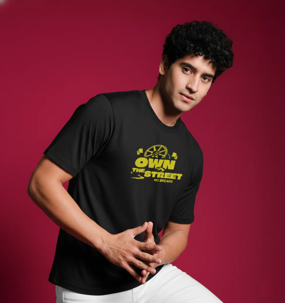 Men Round Neck Cotton T-Shirt - Image 2
