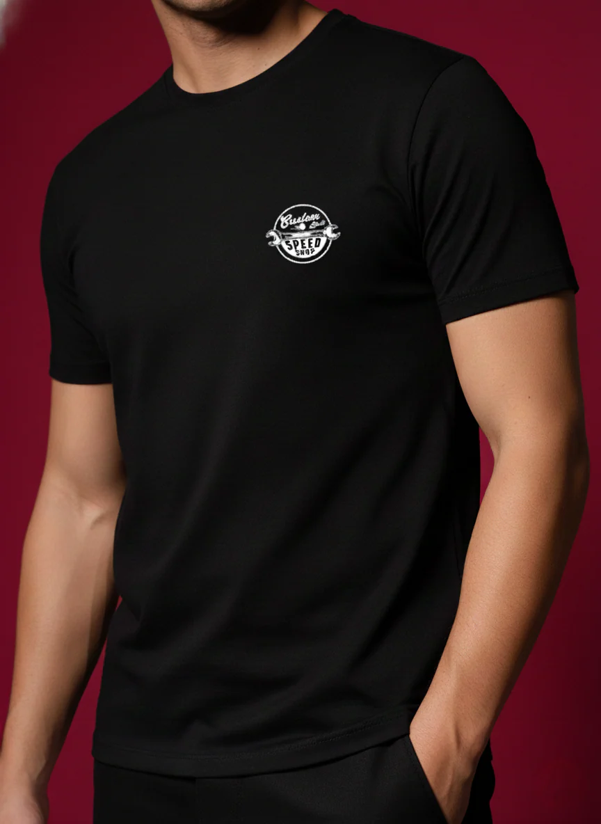 Men Round Neck Cotton T-Shirt - Image 5