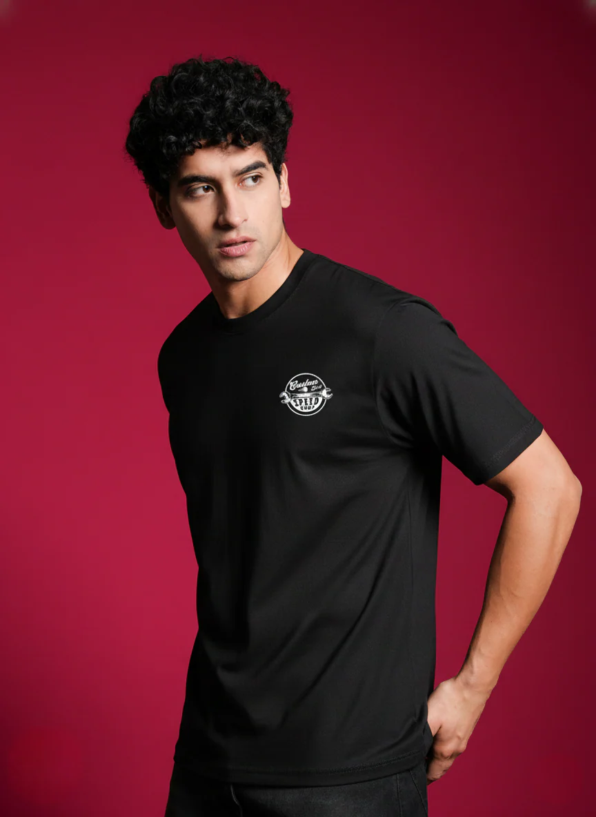 Men Round Neck Cotton T-Shirt - Image 6