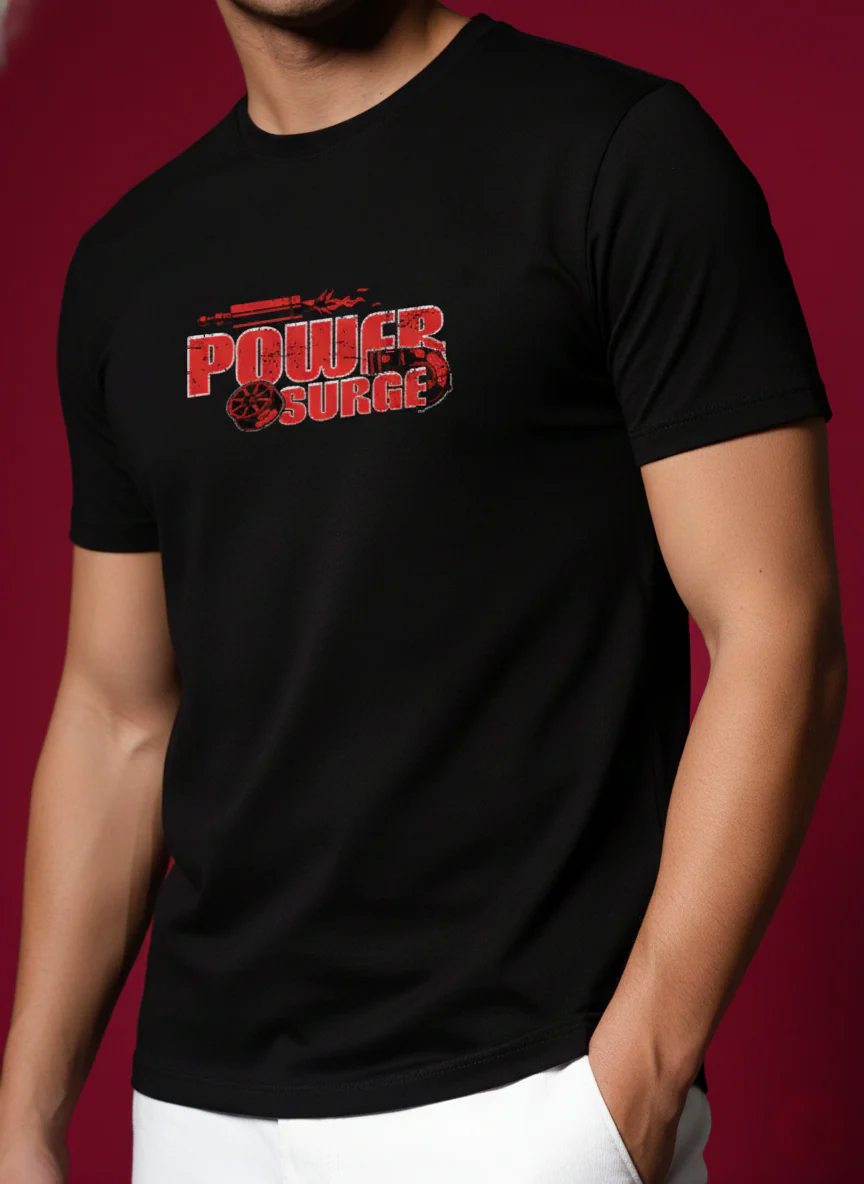 Men Round Neck Cotton T-Shirt - Image 4