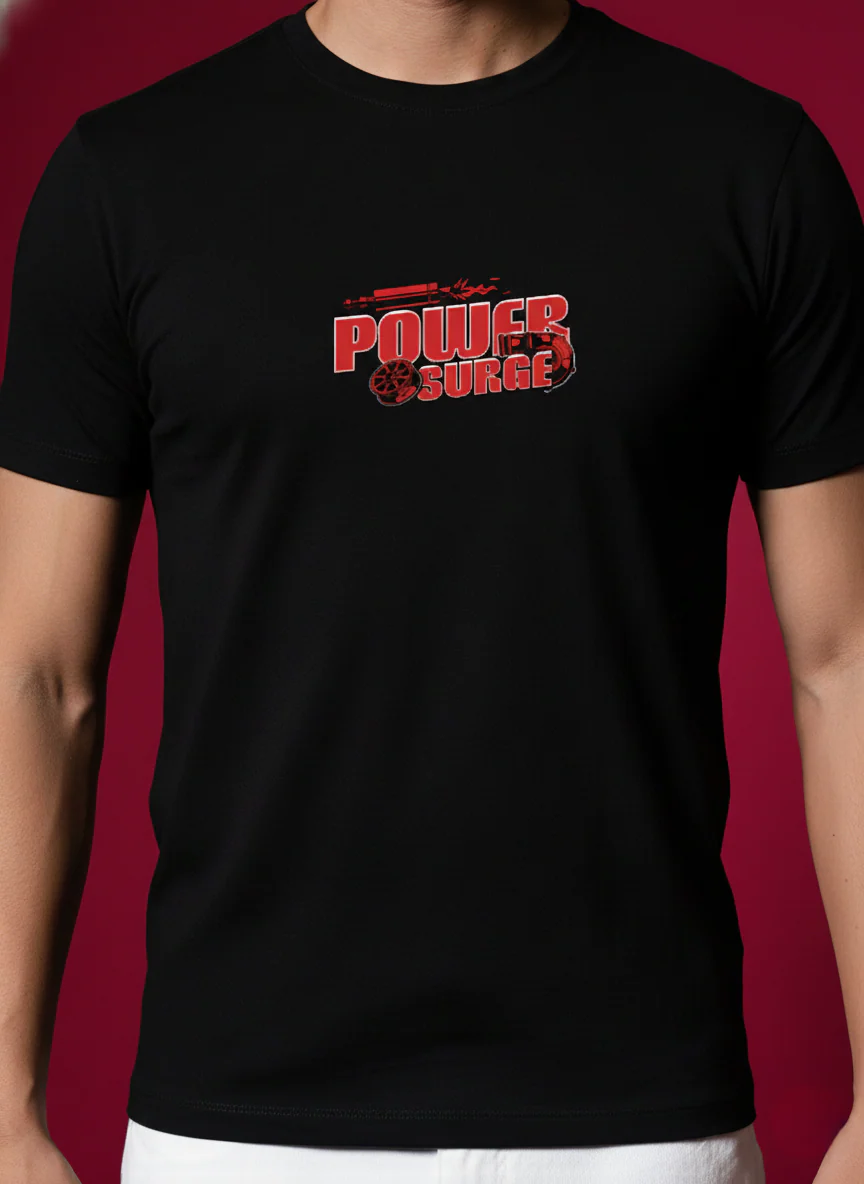 Men Round Neck Cotton T-Shirt - Image 5