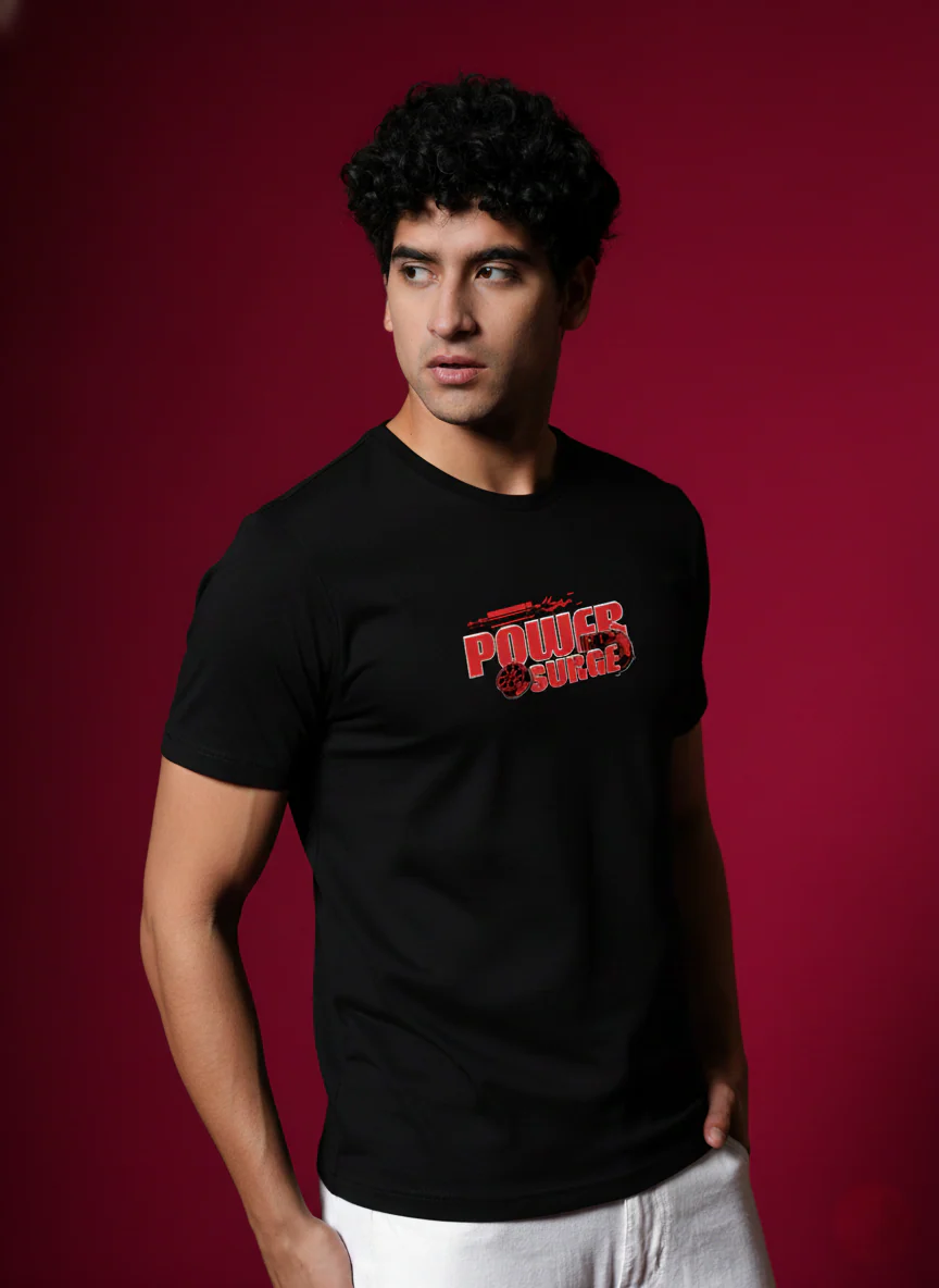 Men Round Neck Cotton T-Shirt - Image 7