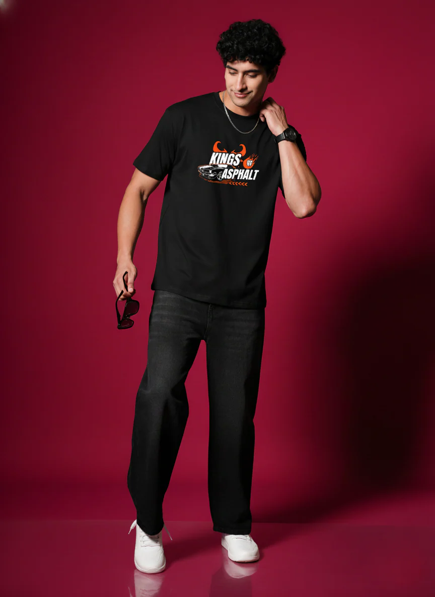 Men Round Neck Cotton T-Shirt - Image 6