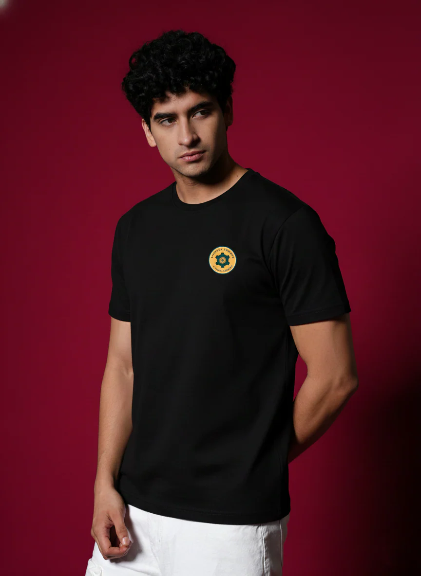 Men Round Neck Cotton T-Shirt - Image 5