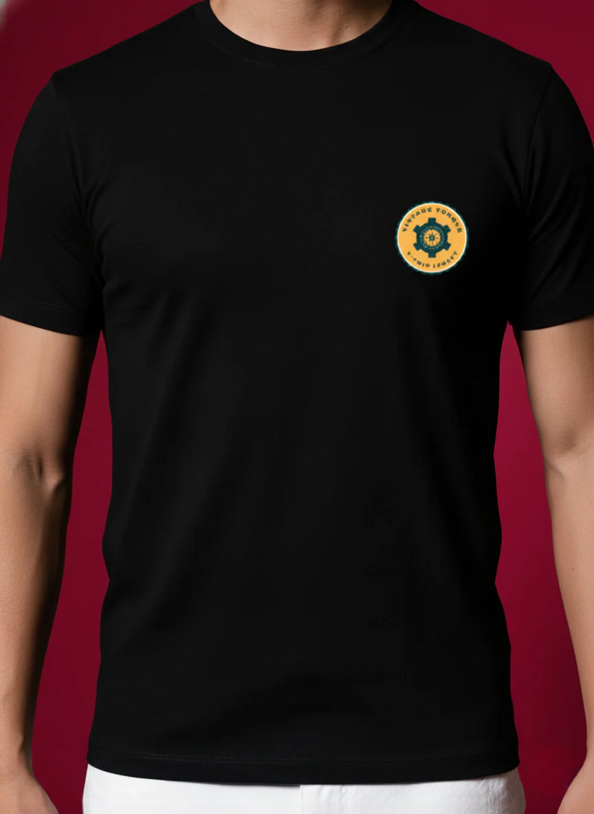 Men Round Neck Cotton T-Shirt - Image 8