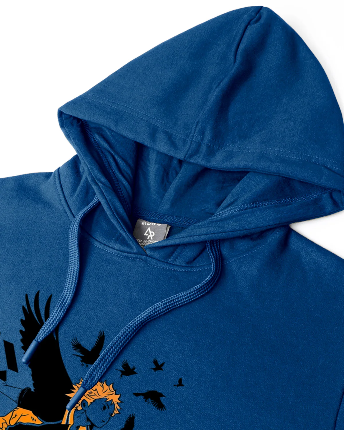 Men Blue Anime Hoodies - Image 5