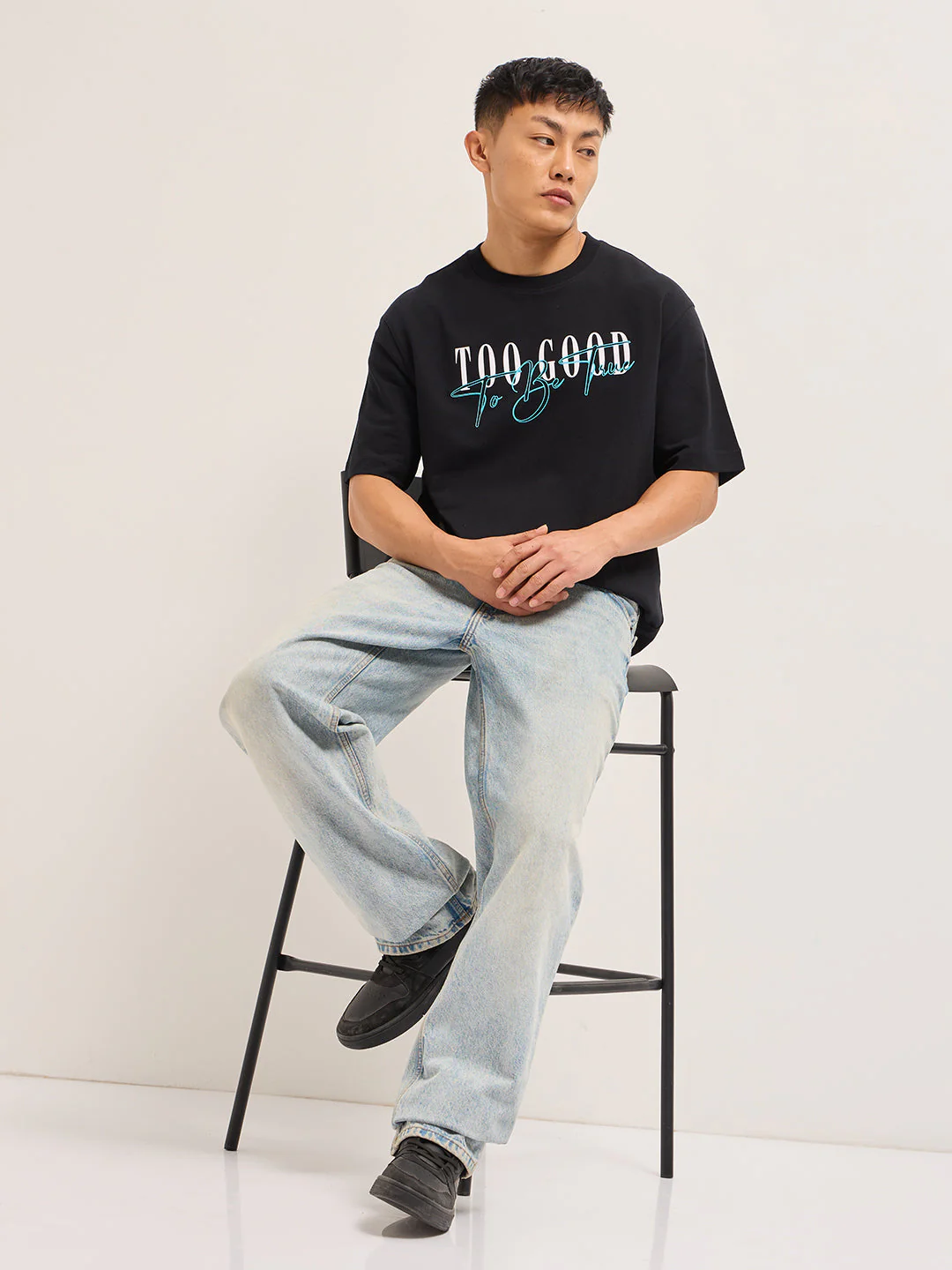 Men Shark Tank Limited Edition Black Crew Tee - Image 4