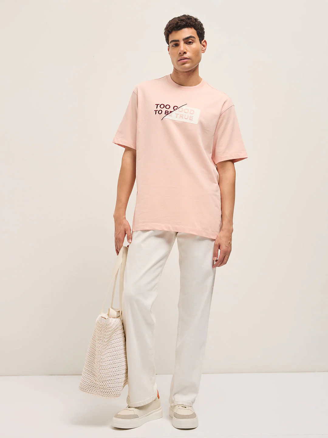 Men Shark Tank Limited Edition Pink Crew Tee - Image 4