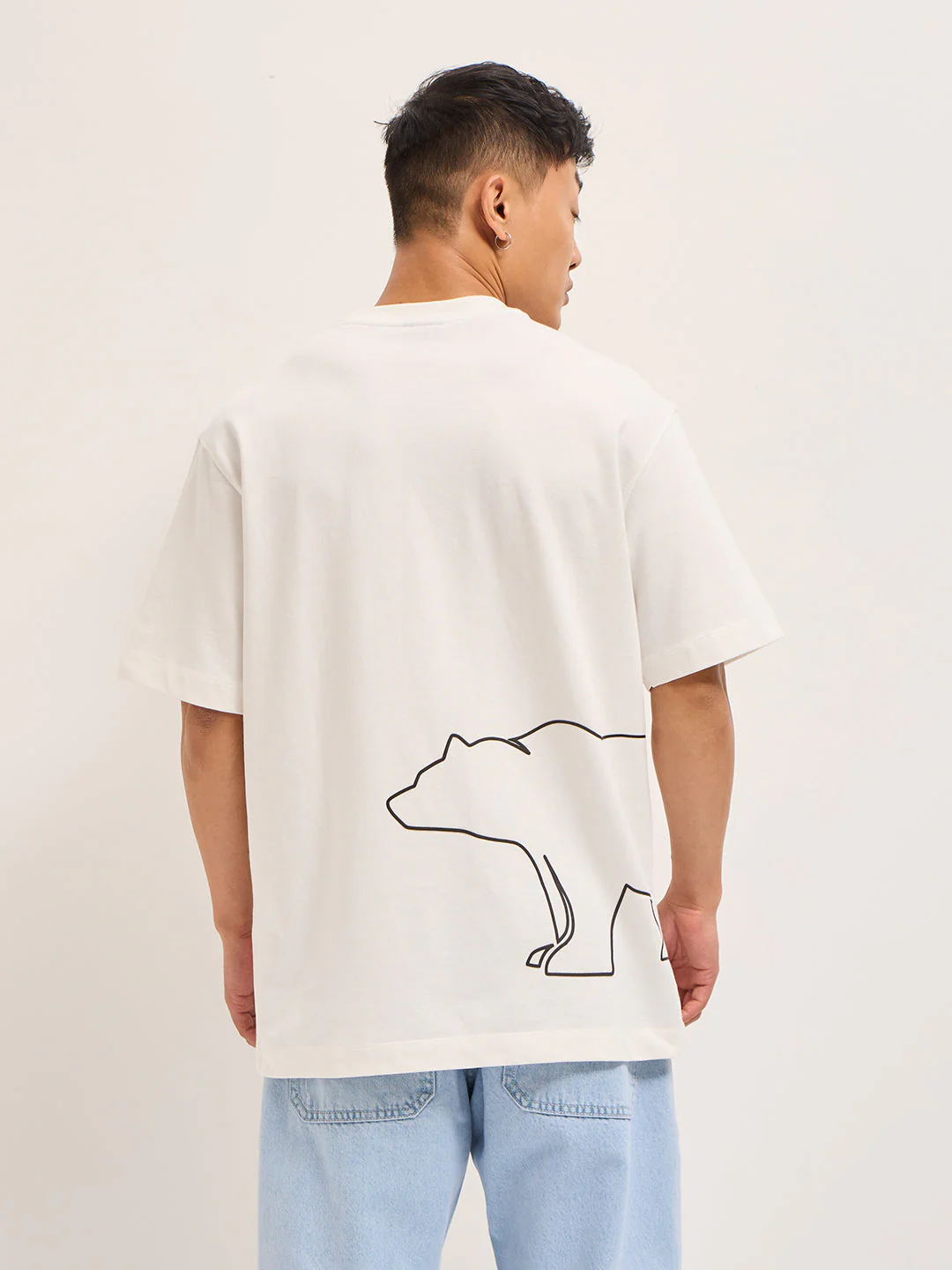 Men Shark Tank Limited Edition White Crew Tee - Image 2