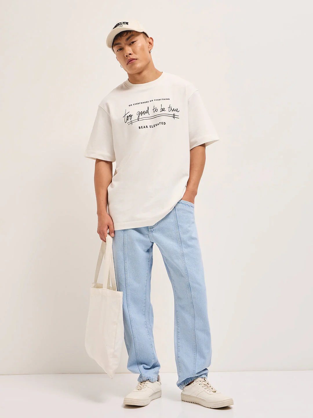 Men Shark Tank Limited Edition White Crew Tee - Image 4