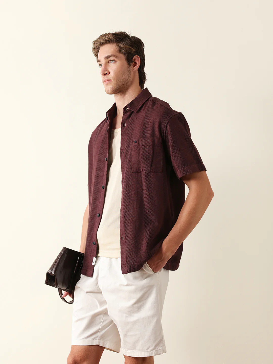 Men Short Sleeves Shirt - Image 3