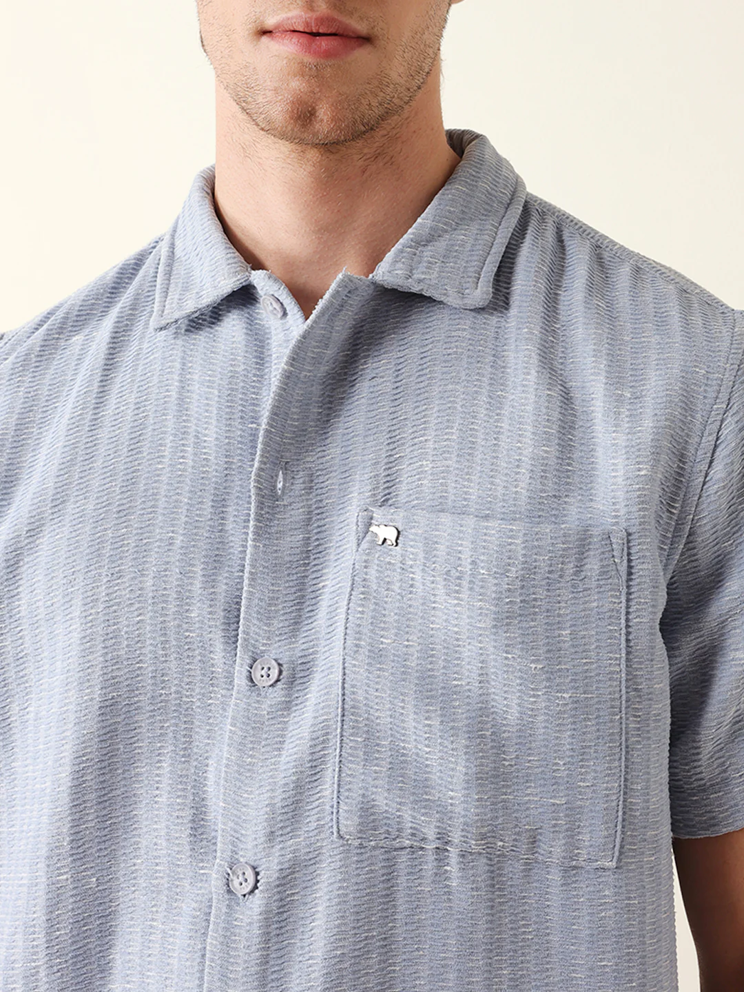 Men Shorts Sleeve Shirt - Image 6