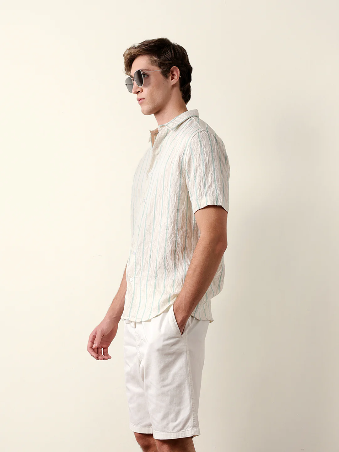 Men Shorts Sleeve Shirt - Image 4