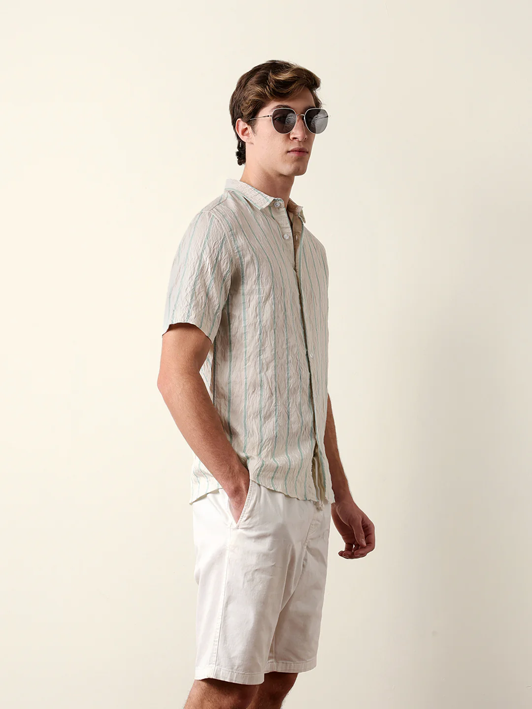 Men Shorts Sleeve Shirt - Image 5