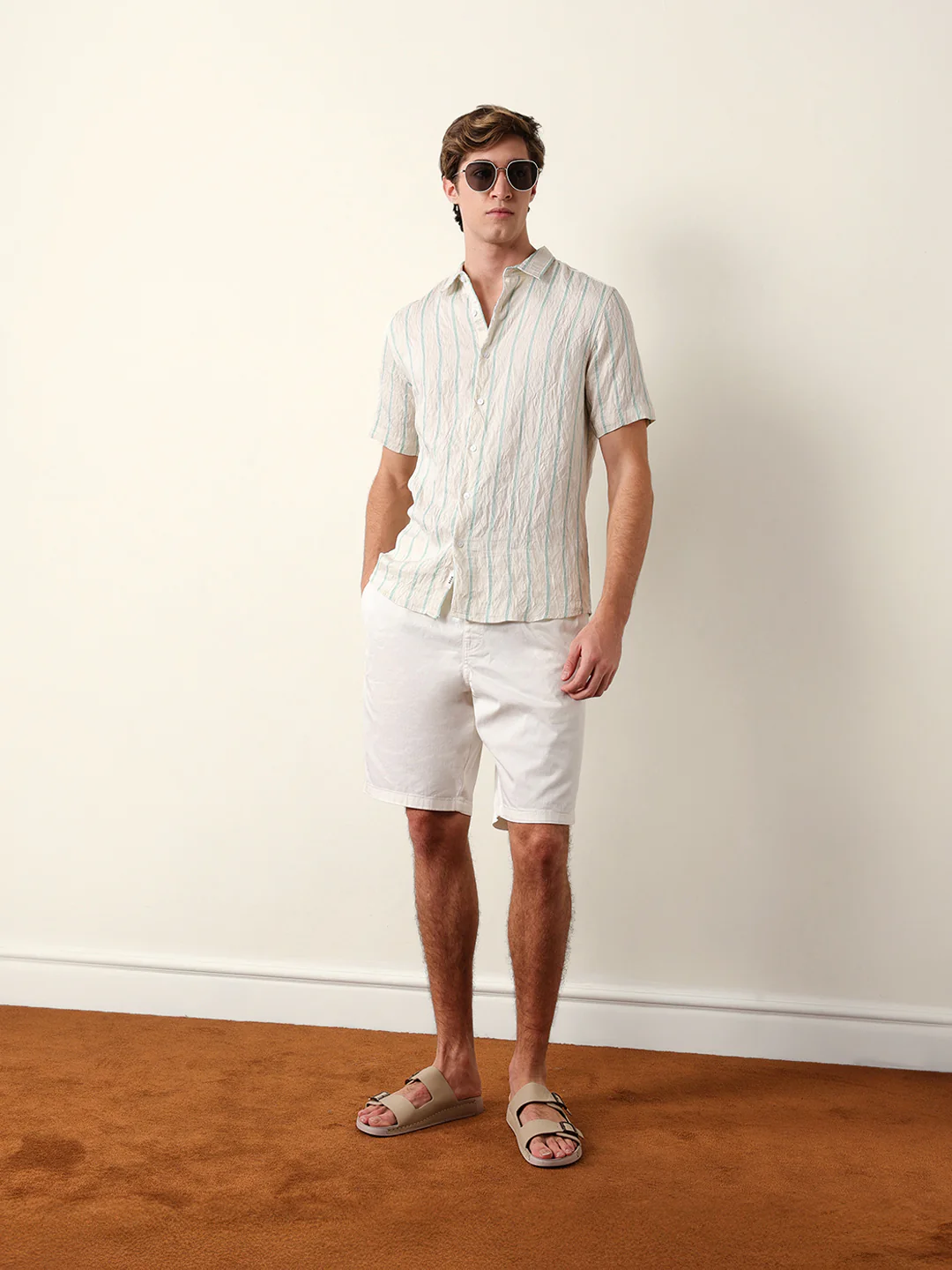 Men Shorts Sleeve Shirt - Image 8
