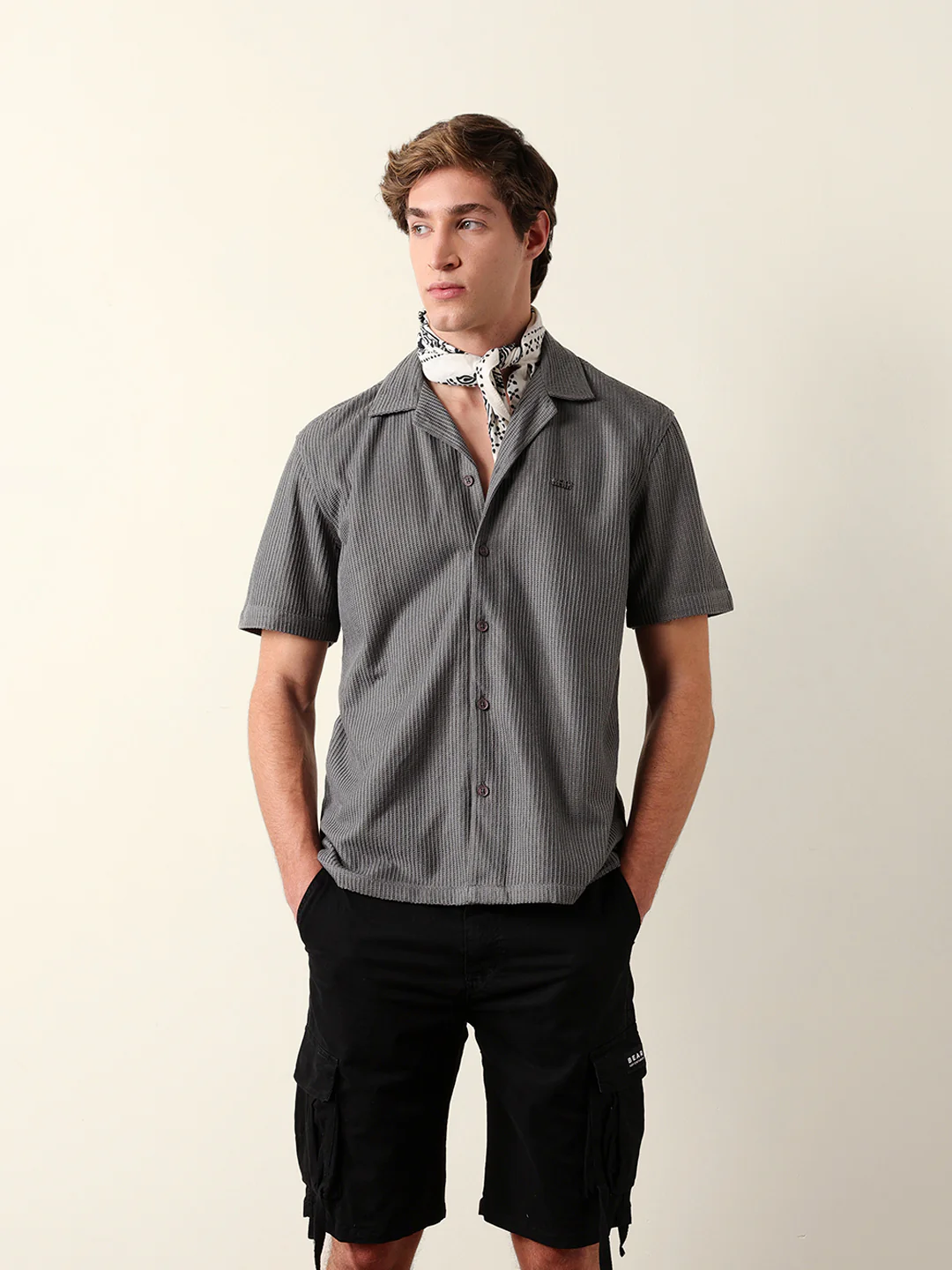 Men Shorts Sleeve Shirt - Image 2
