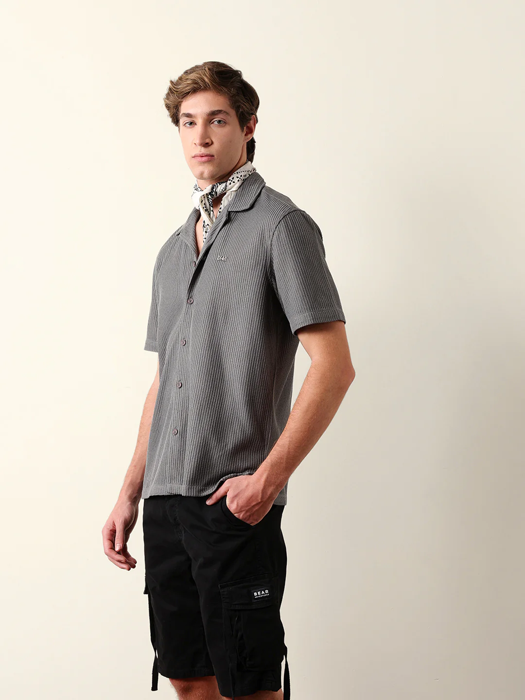 Men Shorts Sleeve Shirt - Image 3
