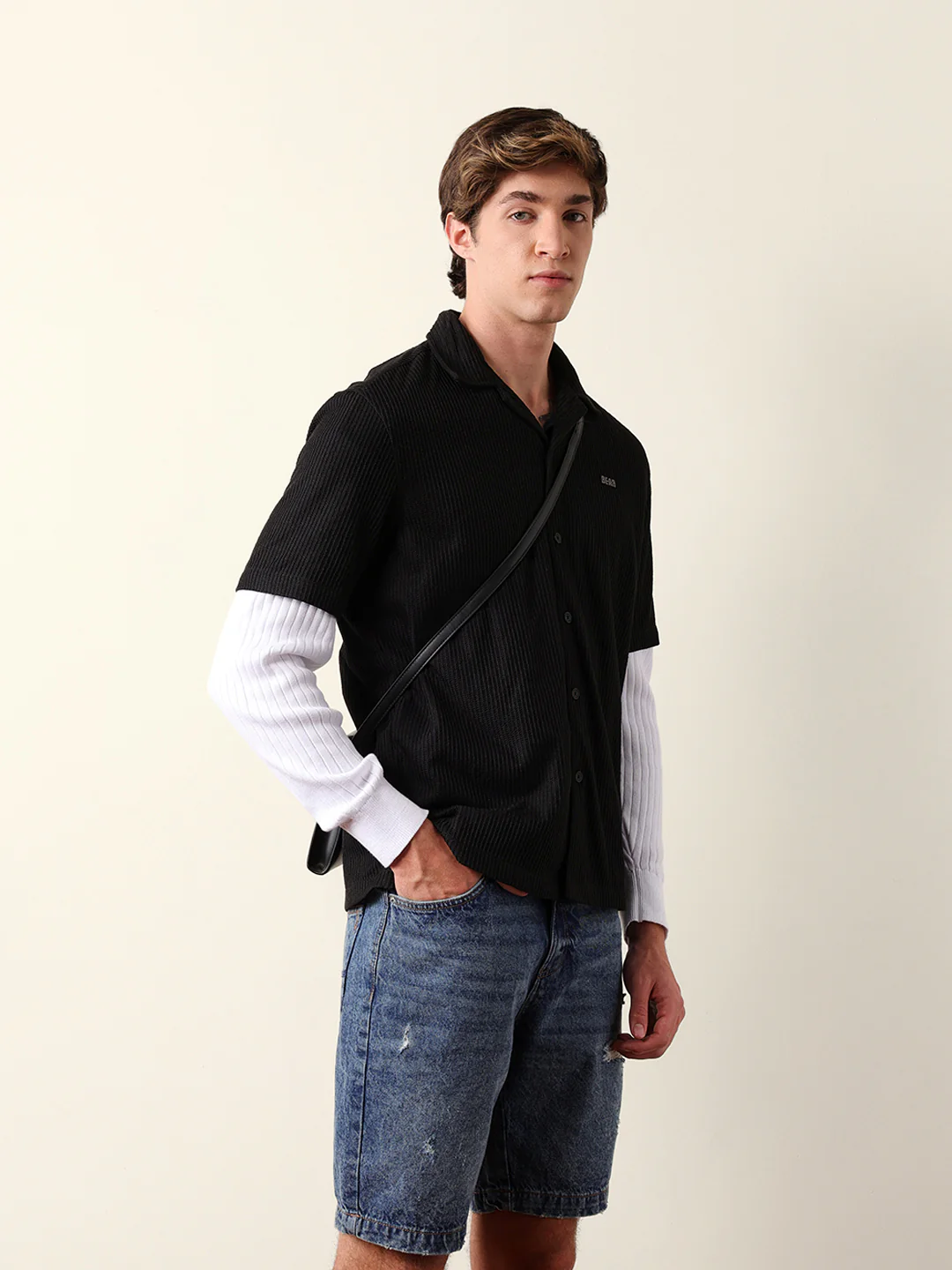 Men Shorts Sleeve Shirt - Image 4