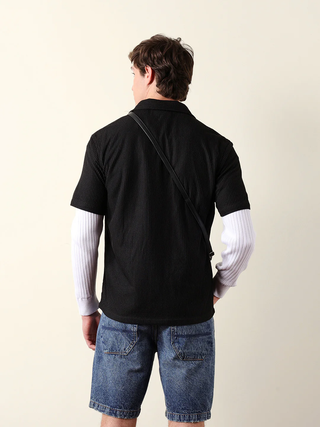 Men Shorts Sleeve Shirt - Image 6